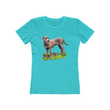 Blue Lacy 'Tex' Women's Slim Fit T-Shirt