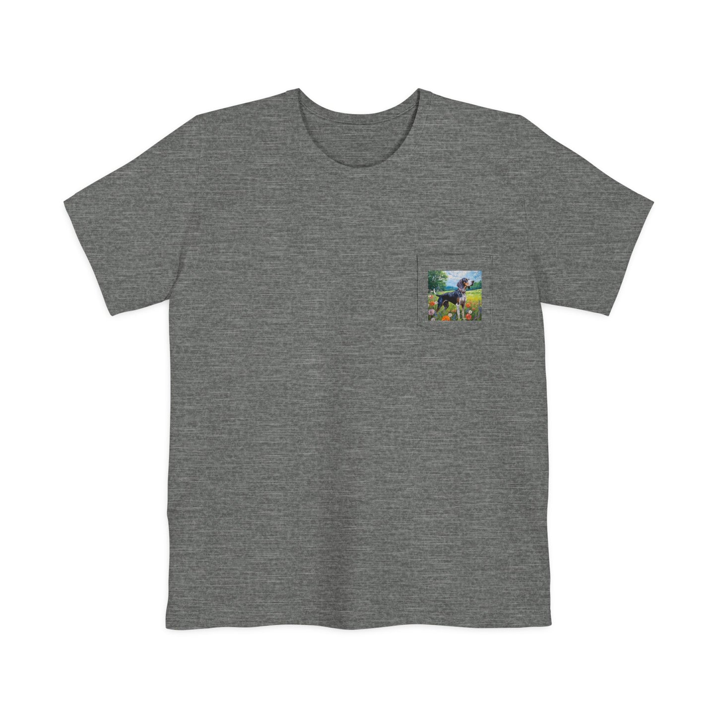 Bluetick Coonhound Unisex Pocket T-shirt