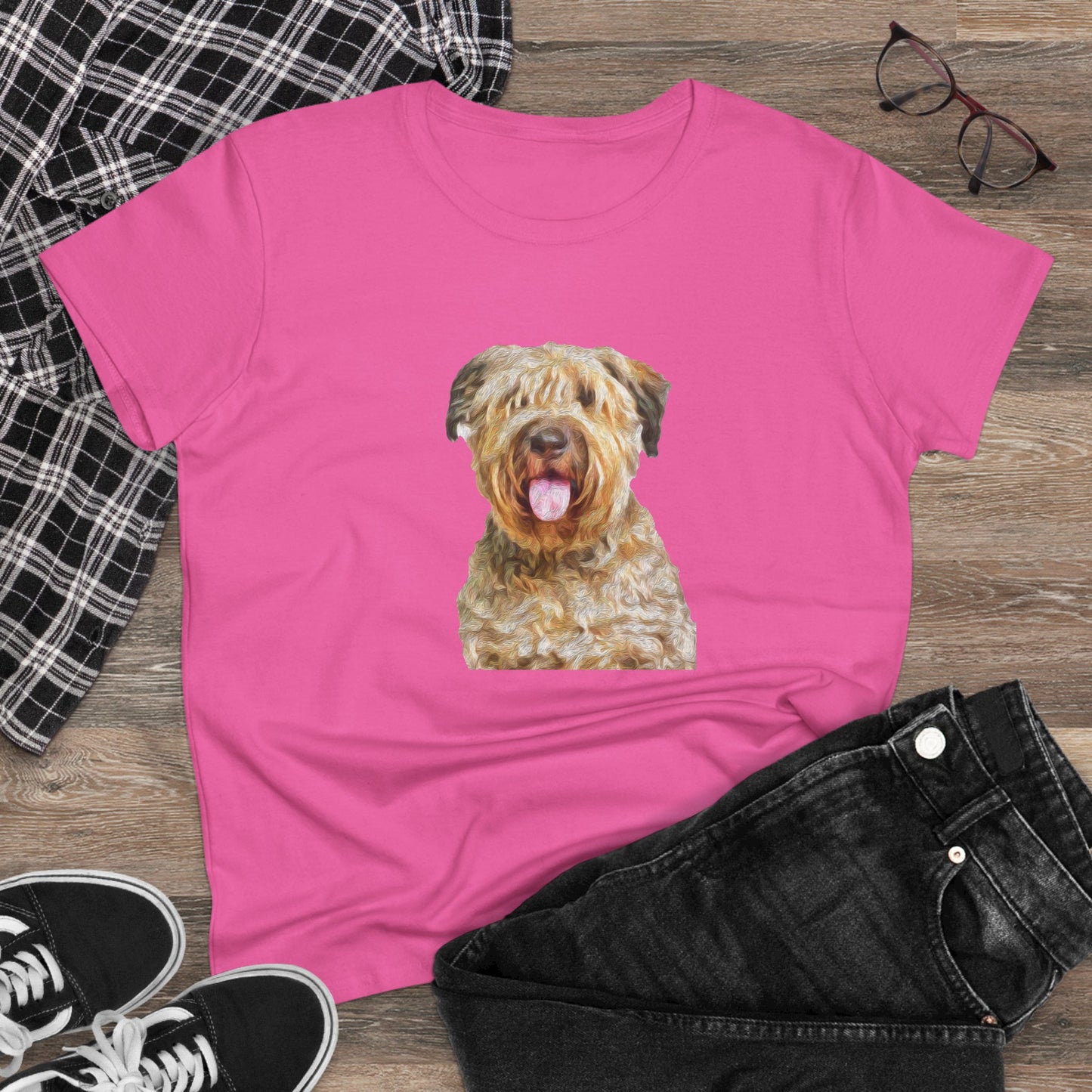 Bouvier des Flandres Women's Midweight Cotton Tee
