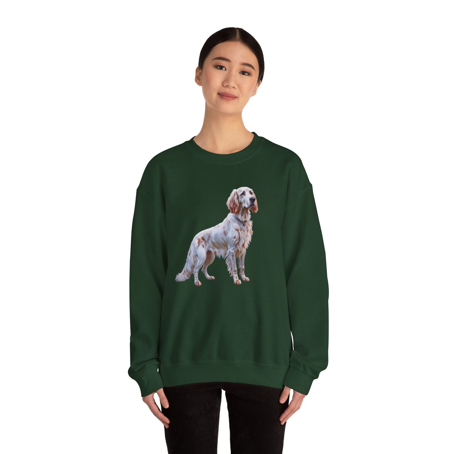 English Setter #2 - Unisex 50/50 Crewneck Sweatshirt