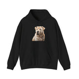 Luxurious Chinese Shar-Pei 50/50 Hooded Sweatshirt