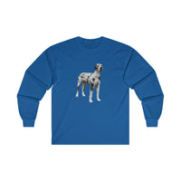 Great Dane 'Zeus' Unisex Cotton Long Sleeve Tee