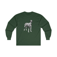 Great Dane 'Zeus' Unisex Cotton Long Sleeve Tee