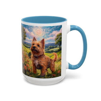 Norwich Terrier Accent Coffee Mug