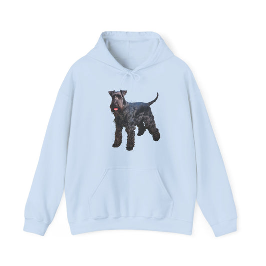 Kerry Blue Terrier 50/50 Hooded Sweatshirt