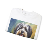 Tibetan Terrier 50/50 Crewneck Sweatshirt