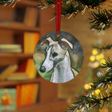 Whippet 'Simba' Metal Ornaments