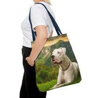 Dogo Argentino Tote Bag (AOP)