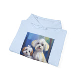 Maltese Dogs Unisex 50/50 Hooded Sweatshirt