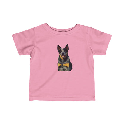 Blue Heeler - Australian Cattle Dog 'Baily' Infant Fine Jersey Tee