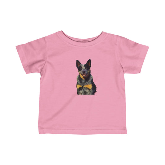Blue Heeler - Australian Cattle Dog 'Baily' Infant Fine Jersey Tee