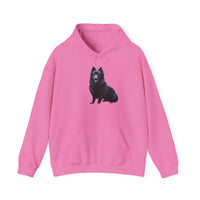 Schipperke Dog Lover Unisex 50/50 Hooded Sweatshirt - Cool Canine Design