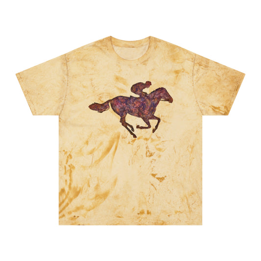 Race Horse Unisex Cotton Color Blast T-Shirt