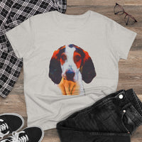 Treeing Walker Coonhound Women's Midweight Cotton Tee