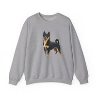 Black & Tan Shiba Inu  -  Unisex 50/50 Crewneck Sweatshirt