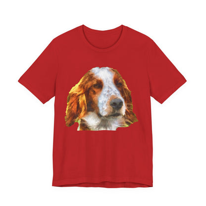 Irish Red & White Setter - Unisex Jersey Short Sleeve Tee