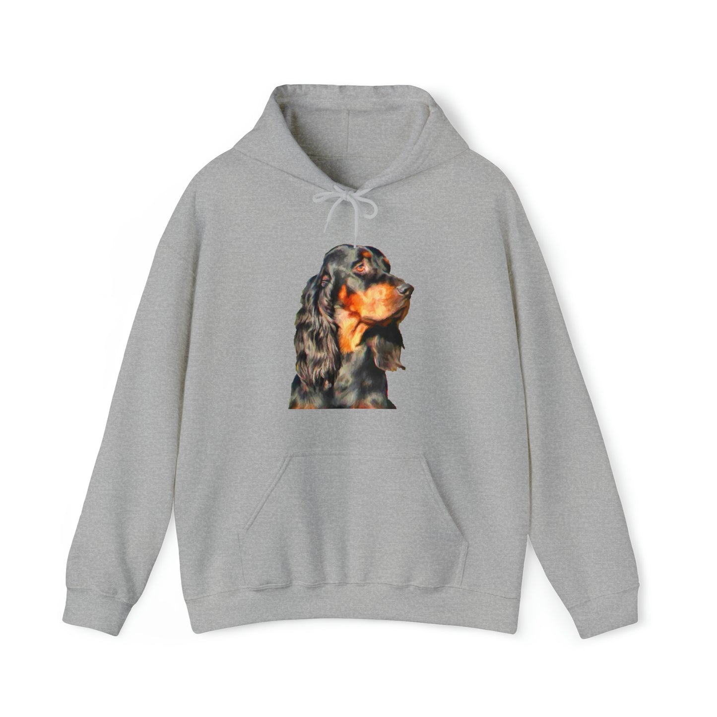 Gordon Setter 'Angus' Unisex 50/50 Hoodie