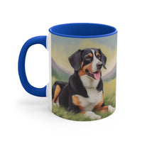 "Entlebucher Mountain Dog Fine Art Ceramic Accent Mug"