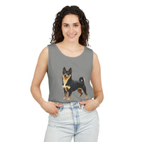 Black & Tan Shiba Inu  -  Unisex  Relaxed Fit Garment-Dyed Tank Top