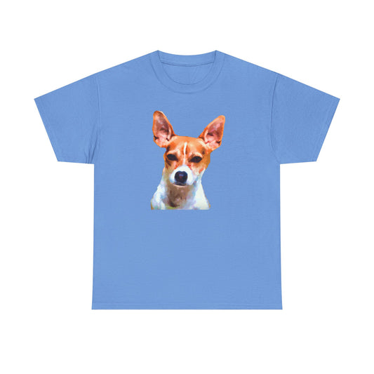 Rat Terrier Unisex Heavy Cotton Tee