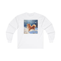 Finnish Spitz Unisex Classic Cotton Long Sleeve Tee