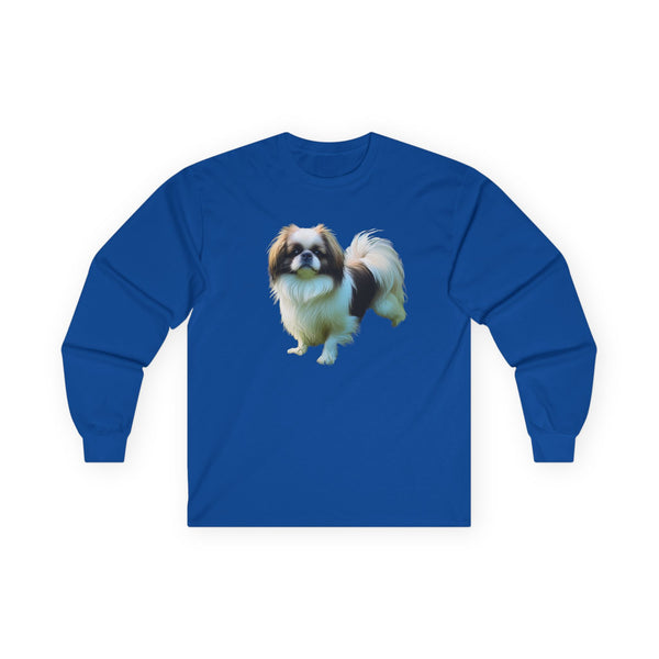 Japanese Chin Classic  Cotton Long Sleeve Tee