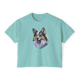 Alaskan Klee Kai Women's Oversized Boxy Tee