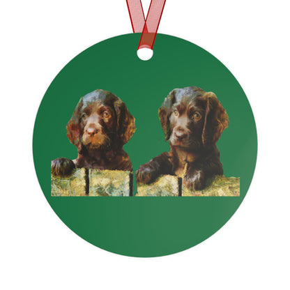 Boykin Spaniels Metal Ornaments