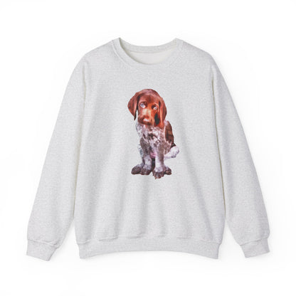 Benny Unisex 50/50 Crewneck Sweatshirt for German Shorthair Pointers