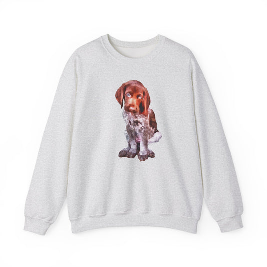 Benny Unisex 50/50 Crewneck Sweatshirt for German Shorthair Pointers
