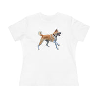 Korean Jindo Women's Relaxed Fit Cotton Tee