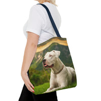 Dogo Argentino Tote Bag (AOP)