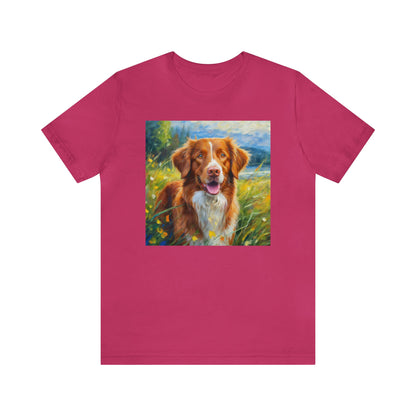 Nova Scotia Duck Tolling Retriever 'Dixie' -  Classic Jersey Short Sleeve Tee
