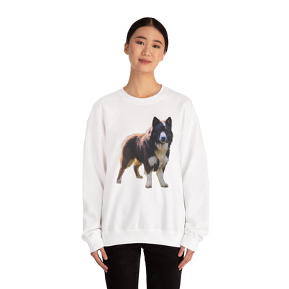 Karelian Bear Dog -- Unisex 50/50 Crewneck Sweatshirt