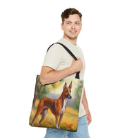 Azawakh  Polyester Tote Bag (AOP)