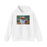 Pekingese Puppy Unisex 50/50 Hooded Sweatshirt
