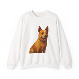 Red Heeler - Australian Cattle Dog. - Unisex 50/50 Blend Crewneck Sweatshirt