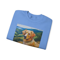 Golden Retriever Unisex 50/50 Crewneck Sweatshirt