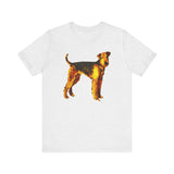 Airedale Terrier 'Lucy' Unisex Jersey Short Sleeve Tee