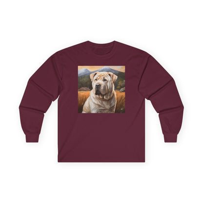 Chinese Shar-Pei Classic Cotton Long Sleeve Tee
