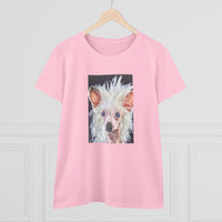 Chinese Crested Women's Midweight Cotton Tee