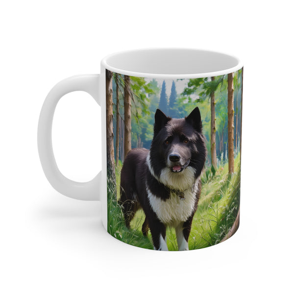 Karelian Bear Dog Ceramic Mug - 11oz