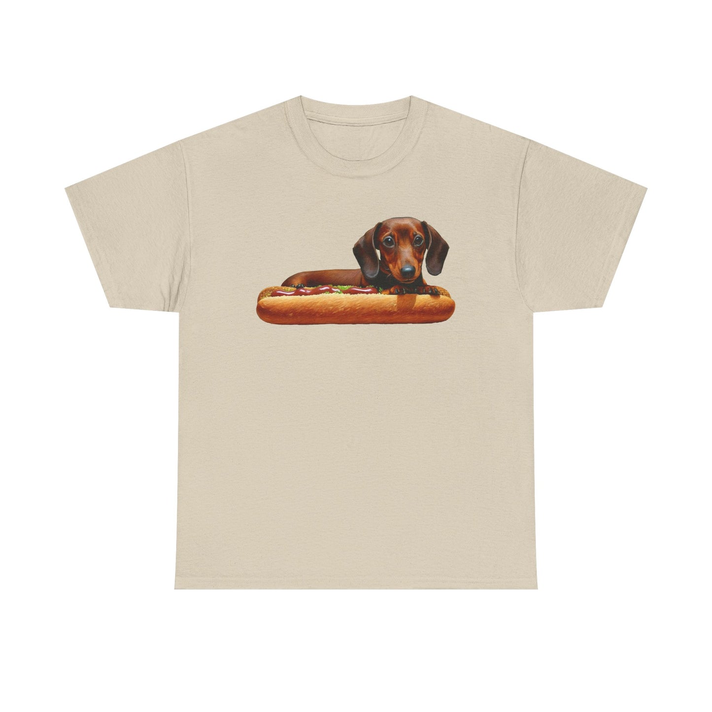 Dachshund Delight Unisex Heavy Cotton Tee