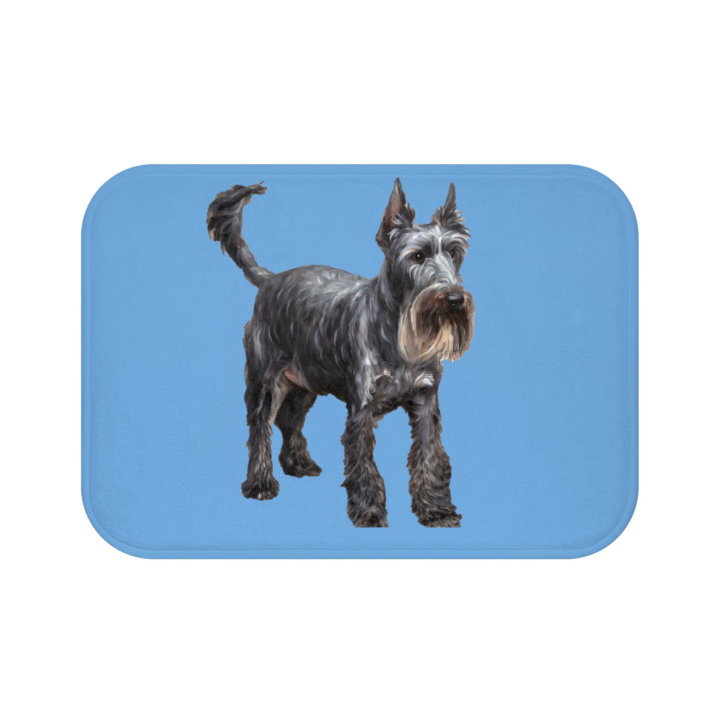 Charming Cesky Terrier Bathroom Rug Mat