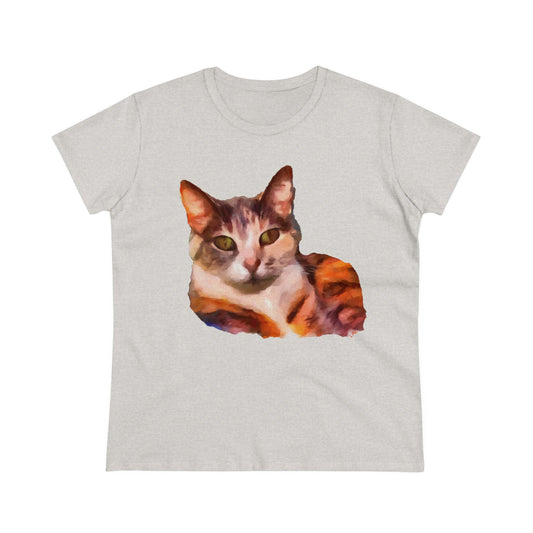 Cat "Smidget" Women's Midweight Cotton Tee