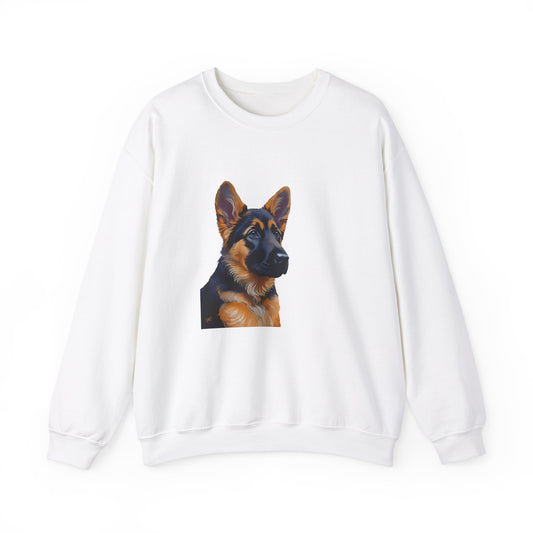 German Shepherd Puppy Unisex Crewneck Sweatshirt