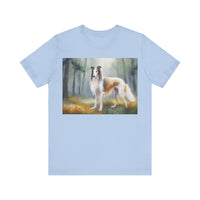 Borzoi 'Russian Wolfhound' Unisex Jersey Short Sleeve Tee