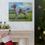 Wirehaired Pointing Griffon Canvas Gallery Wraps 20 x 16 Inches