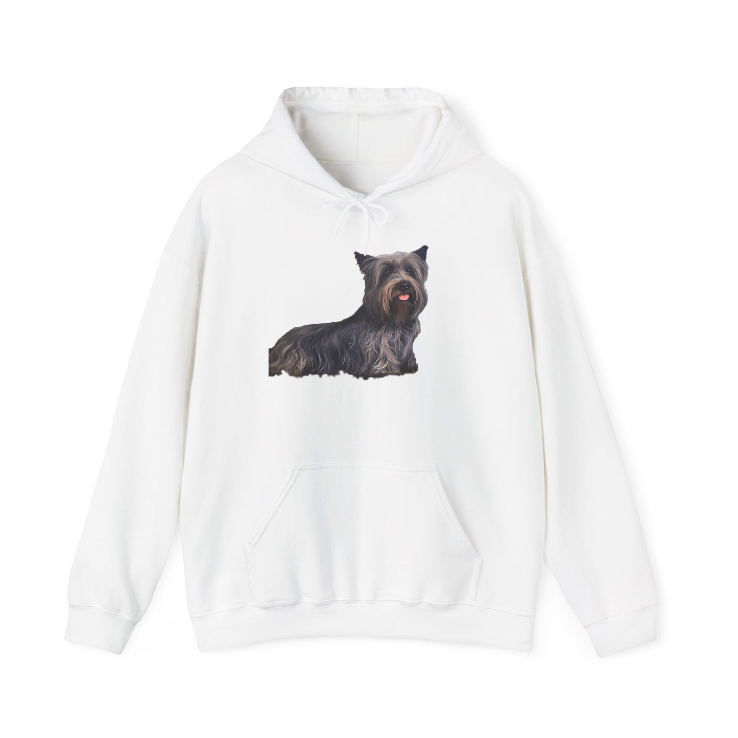 Skye Terrier Unisex 50/50 Hooded Sweatshirt