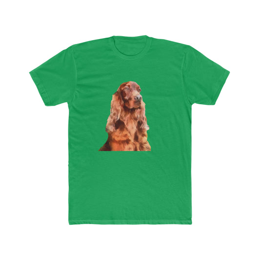 Irish Setter 'Shamus' - Men's Fitted Cotton Crew Tee